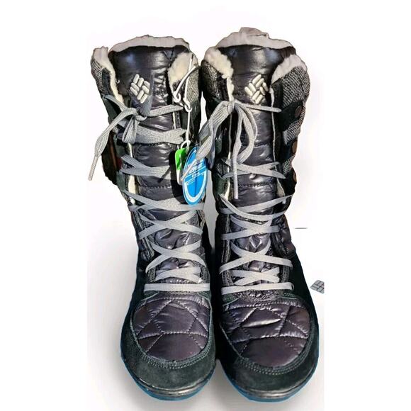 Columbia Women's Powder Summit Mid Wool Winter Boots Wool Lining Size 10 - Picture 5 of 11